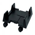 SUPORTE P/ CPU AJUSTAVEL PRETO C/RODIZIOS 09117 - CLONE
