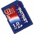 CARTÃO DE MEMÓRIA PARA CÂMERA SD 1GB MICRO C/ ADAPT. - PATRIOT