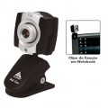 WEBCAM 1.3MB USB PRETO 10027 - CLONE