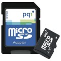 CART�O DE MEM�RIA PARA C�MERA SD 2GB MICRO C/ ADAPT 31155 - PQI