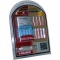CARREGADOR COM ADAP. VEICULAR 8 PILHAS 0170 - LEADERSHIP