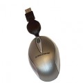 MOUSE MINI ÓPTICO PRATA 1208 - LEADERSHIP