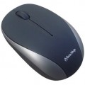 MOUSE ÓPTICO USB CABO RETRÁTIL RUBBER PRETO/PRATA 7183 - LEADERSHIP