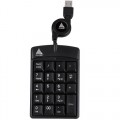 TECLADO NUMÉRICO C/ CABO RETRÁTIL USB 17011 - CLONE