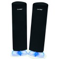 CAIXA DE SOM 2.0 - 3W RMS LED AZUL - PRETO 21003 - CLONE