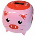 COFRINHO DIGITAL PORQUINHO ROSA 9086 - COMTAC