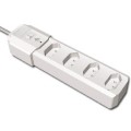 FILTRO DE LINHA 4 TOMADAS BRANCO 01057 - CLONE