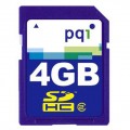 CARTÃO DE MEMÓRIA PARA CÂMERA SD HC 4GB - PQI