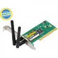 PLACA DE REDE SEM FIO 300 MBPS COM 02 ANTENAS 9141 - COMTAC