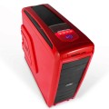 GABINETE ATX 5 BAIAS ARVINA VERMELHO GS-6400R - SENTEY