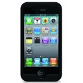 CAPA PROTETORA EM SILICONE BLACK PARA IPHONE 4 MSUITP4 - MACALLY