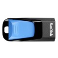 PEN DRIVE 4GB CRUZER EDGE PRETO/AZUL SDCZ51E-004G-B35B - SANDISK
