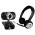 WEBCAM 5.0MP USB C/ FONE DE OUVIDO 10034 - CLONE
