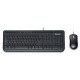 TECLADO MULTIMÍDIA + MOUSE USB WIRED 600 PRETO - MICROSOFT TECLADO MULTIMÍDIA + MOUSE USB WIRED 600 PRETO - MICROSOFT