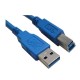 CABO USB 3.0 PARA IMPRESSORA SUPER SPEED AM X BM 1,80MTS WB-020053 - HITTO CABO USB 3.0 PARA IMPRESSORA SUPER SPEED AM X BM 1,80MTS WB-020053 - HITTO