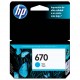 CARTUCHO HP 670 CZ114AB AZUL - HP CARTUCHO HP 670 CZ114AB AZUL - HP