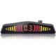 SENSOR DE ESTACIONAMENTO 4 PONTOS COM CONECTOR E LED AU008 PRETO - MULTILASER SENSOR DE ESTACIONAMENTO 4 PONTOS COM CONECTOR E LED AU008 PRETO - MULTILASER