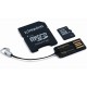 CARTÃO DE MEMÓRIA PARA CÂMERA SD 32GB MICRO COM 1 ADAPT. E PENDRIVE MBLY10G2/32GB - KINGSTON CARTÃO DE MEMÓRIA PARA CÂMERA SD 32GB MICRO COM 1 ADAPT. E PENDRIVE MBLY10G2/32GB - KINGSTON