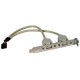 CABO ADAPTADOR PARA 2 SAIDAS USB2.0 SK-0695 - HITTO CABO ADAPTADOR PARA 2 SAIDAS USB2.0 SK-0695 - HITTO