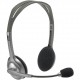 FONE DE OUVIDO COM MICROFONE HEADSET P2 H110 CINZA - LOGITECH FONE DE OUVIDO COM MICROFONE HEADSET P2 H110 CINZA - LOGITECH