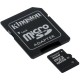 CARTÃO DE MEMÓRIA MICRO SD 16GB COM ADAPTADOR CLASS 10 45MB/S R SDC10G2/16GB - KINGSTON CARTÃO DE MEMÓRIA MICRO SD 16GB COM ADAPTADOR CLASS 10 45MB/S R SDC10G2/16GB - KINGSTON