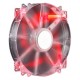 COOLER FAN 200MM CASEFAN MEGAFLOW RED R4-LUS-07AR-GP - COOLERMASTER COOLER FAN 200MM CASEFAN MEGAFLOW RED R4-LUS-07AR-GP - COOLERMASTER