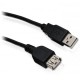 CABO EXTENSOR USB 2.0 A MACHO X A FÊMEA 1,80M PC-USB1802 PRETO - PLUS CABLE CABO EXTENSOR USB 2.0 A MACHO X A FÊMEA 1,80M PC-USB1802 PRETO - PLUS CABLE