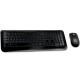 TECLADO E MOUSE SEM FIO WIRELESS 850 PY9-00021 PRETO - MICROSOFT TECLADO E MOUSE SEM FIO WIRELESS 850 PY9-00021 PRETO - MICROSOFT