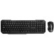 TECLADO E MOUSE SEM FIO USB MULTIMÍDIA K-W40BK PRETO - C3 TECH TECLADO E MOUSE SEM FIO USB MULTIMÍDIA K-W40BK PRETO - C3 TECH