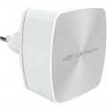 CARREGADOR DE TOMADA BIVOLT 2 PORTAS USB 2,4A UC-240WH BRANCO - C3Tech