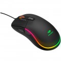 MOUSE GAMER USB 8 BOTÕES 5000DPI AMBIDESTRO QUETZAL RGB MG-510BK - C3 TECH