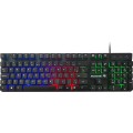 Teclado Semi Mecânico Gamer Fortrek Blackfire, ABNT2, Iluminado, Teclas Multimídia - 70578