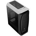 Gabinete Gamer Aerocool Aero One, Mid Tower, Tampa Lateral em Acrílico, Branco e Preto, Sem Fonte - EN70166