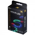 FITA LED PARA GABINETE 1 METRO VX GAMING RGB CONTROLADOR MOLEX 60 PONTOS DE LED LRM1 31388 - VINIK