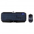 Kit Teclado e Mouse Gamer HP, Teclado Gamer HP LED Azul ABNT + Mouse Gamer HP LED Azul, 1600DPI - GK1100