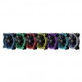 KIT COOLER C3 TECH FAN 2 UND COM LED RGB 120MM+1 MÓDULO CONTROLADOR E 1 CONTROLE REMOTO - F7-L500RGB