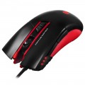 Mouse Gamer C3 Tech Stellers, USB, 3200DPI, Com Iluminação, Preto e Vermelho - MG-200BRD