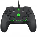 Controle Joystick T-Dagger Aries, Com Fio, Para PS3, PC e Nintendo Switch, Preto e Verde - T-TGP500