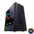 Gabinete Gamer Bluecase BG-018B, RGB, Lateral em Acrílico, Preto - BG018BGCASE