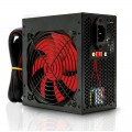 Fonte BRX, 600W, Gamer, Bivolt, PFC Ativo, Preto Com Cooler Vermelho - B-S600W