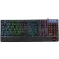 Teclado Gamer Hoopson Evolution, USB, Multimídia, ABNT2, LED RGB, Preto - TPC-046M