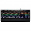 Teclado Mecânico Gamer Hoopson Profissional, LED RGB, Switch Outemu Blue, ISO, Preto - TPC-049 MG