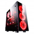 Gabinete Gamer Redragon Sideswipe, Lateral em Vidro, RGB, Preto - GC-601