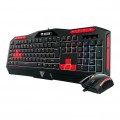 COMBO GAMER TECLADO E MOUSE GAMDIAS ARES M1 + ZEUS E2 RGB 3200DPI PRETO