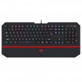 Teclado Gamer Redragon Karura 2, RGB, USB, ABNT2, Silencioso, Com Apoio de Pulso, Preto - K502RGB