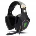 Headset Gamer Dazz Rock Python, 7.1, Preto com LED Verde - 622147