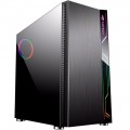 Gabinete Gamer C3Tech MT-G400BK, Mid Tower, Lateral em Acrílico - MT-G400BK