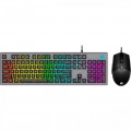 Kit Teclado e Mouse Gamer HP KM300F, Teclado USB ABNT2 RGB + Mouse USB 6 Botões, 6400DPI, RGB, Preto - 8AA01AA#AC4