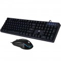 Kit Teclado e Mouse Gamer HP KM200, Teclado USB ABNT2 + Mouse USB 6 Botões, 2400DPI, Preto - 7JH33AA#AC4