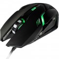 Mouse Gamer Mymax Arbor, 6 Botões, 2400DPI, LED, Verde Preto - OPM-ARBOR/GR